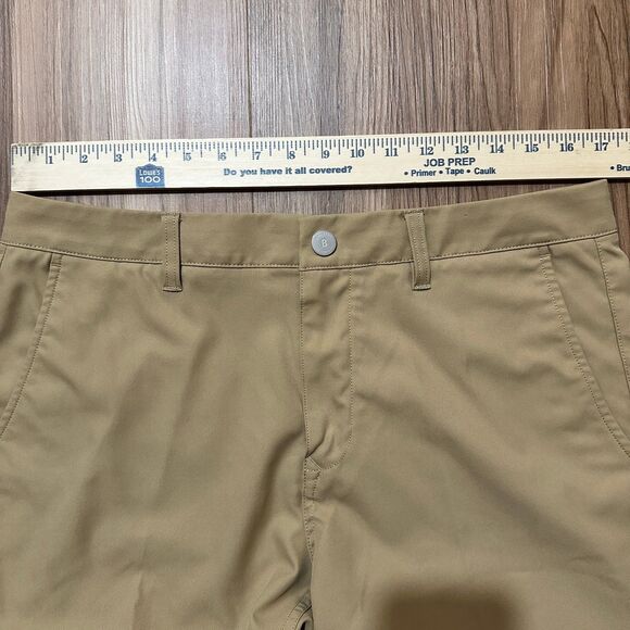 Bonobos Maide Golf Shorts Mens 33/10 Khaki Beige Tan Chino Performance (33x10) - Picture 6 of 9